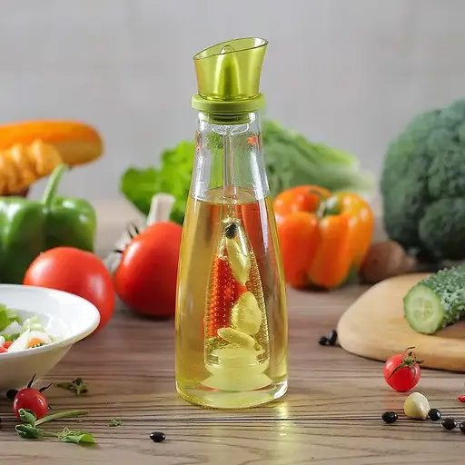 Диспенсер дозатор для масла уксуса соуса стеклянная бутылка 500 мл, Kitchen Master 85310 - фото 1