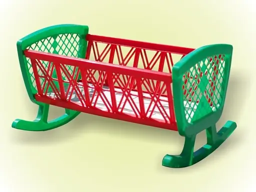 Ліжечко в сітці, Бамсик, 50x30x4 см, 006 - фото 2