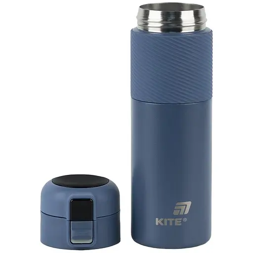 Термос с термодатчиком Kite синий 450 мл (K25-1227-2) - фото 2