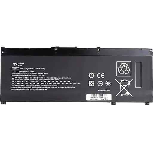 Акумулятор PowerPlant для ноутбуків HP Envy X360 15-cn0000 Series (SR03XL) 11.4V 4000mAh