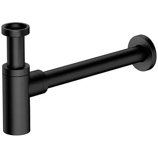 Сифон для умивальника Cersanit чорний матовий S951-713, Чорний матовий - фото 1