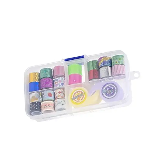 Набір Скотч декоративний з диспенсером №77 різнокольоровий - фото 1