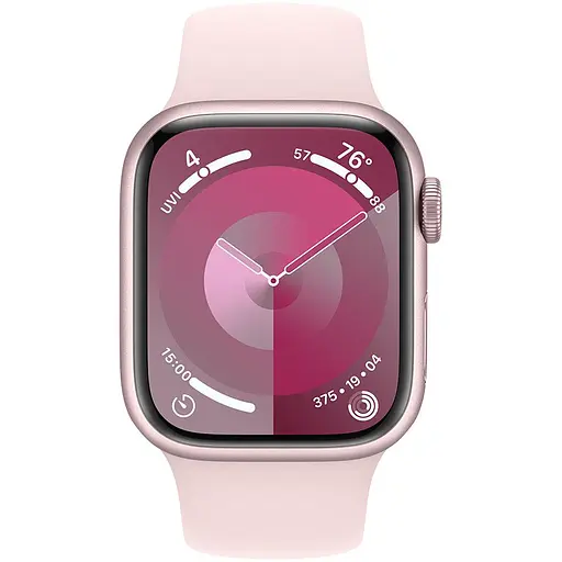 Смарт-часы Apple Watch Series 9 GPS, 41mm, Pink, Light Pink Sport Band, M/L (Grade B) Seller Refurbished - фото 2