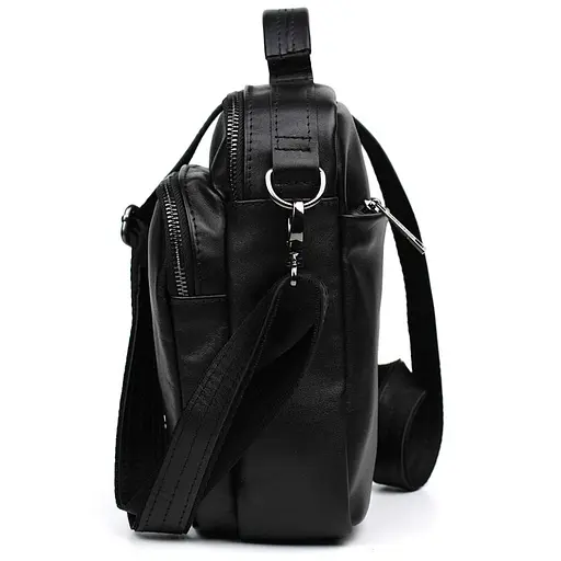 Чоловіча шкіряна сумка через плече TARWA 24х26х9 см sum0025334 - фото 3