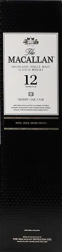 Виски The Macallan Sherry Oak Cask 12 yo Highland Single Malt Scotch Whisky 40% 0.7 л в коробке - фото 8