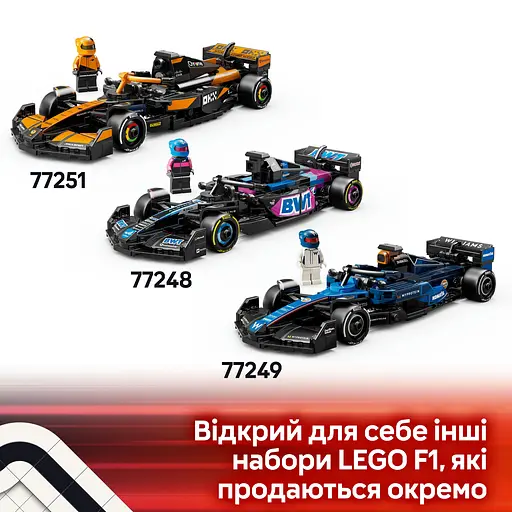 Конструктор LEGO Speed ​​Champions Автомобиль для гонки Mercedes-AMG F1 W15, 267 деталей (77244) - фото 15