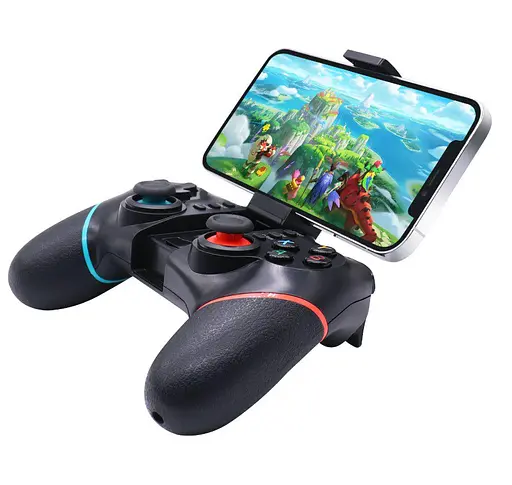Геймпад Bluetooth джойстик для смартфона Voltronic T6PRO PC/PS3/PS4/Android Black - фото 4