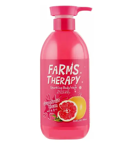 Гель для душа Грейпфрут Farms Therapy Sparkling Body Wash Grapefruit Daeng Gi Meo Ri 700 мл - фото 1