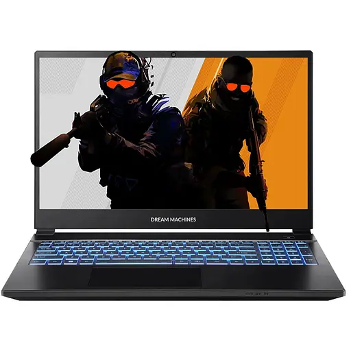 Ноутбук Dream Machines 15.6 RT5050-15UA21 1920x1200 144Hz/Ryzen 7 260/32GB/1TB/RTX 5050 8GB/DOS (RT5050-15UA21) - фото 1