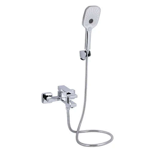 Смеситель для ванны Qtap Gemini (c душевым гарнитуром) QTGEM259CRM45681 Chrome - фото 1