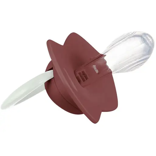 Пустушка Canpol babies Sleepy Koala силіконова симетрична 0-6 міс. 2 шт. бордова з рожевим (22/658_pin) - фото 4