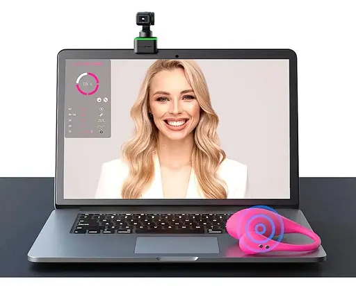 Веб-камера Lovense WebCam 4К с искусственным интеллектом для стрима активация чаевыми - фото 9