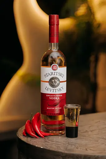 Горілка Staritsky & Levitsky Reserve Espelette Pepper 40% 0.7 л - фото 4