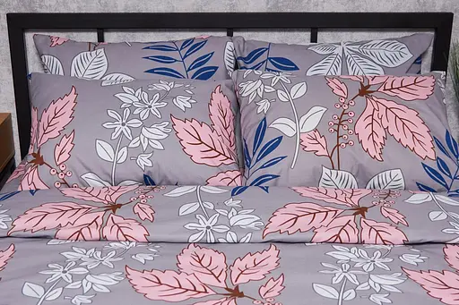 Комплект постільної білизни Moon&Star Бязь Gold Люкс Fossil сімейний 143х210х2 наволочки 2х70х70 - фото 2