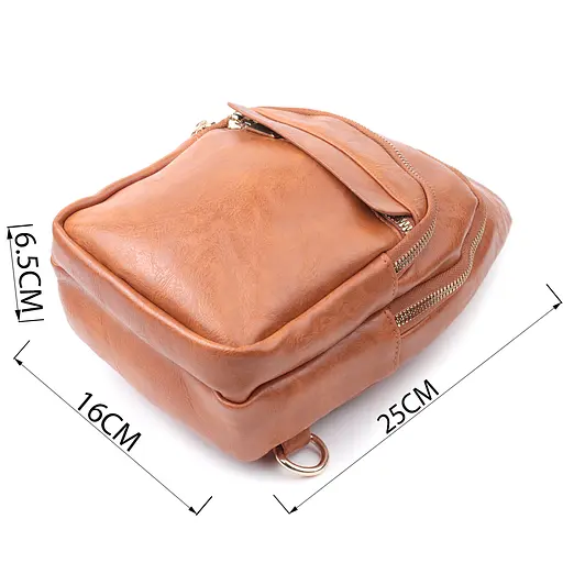 Женская сумка Vintage с одной лямкой через плечо из гладкой экокожи 16х25х6.5 см sum0026942 - фото 3