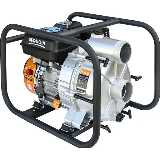Мотопомпа бензиновая Sequoia для чистой и грязной воды SPP1100D - фото 1