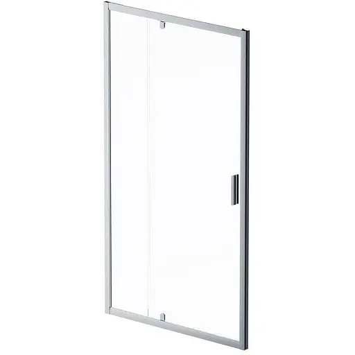 Душевые двери AM.PM Gem 110x195 см стекло прозрачное хром матовый W90UG-110-1P-195MT, прозрачный, хром матовый - фото 1