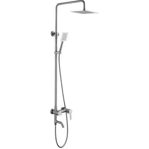 Душова система Zerix LR72401 LL1027, Нержавіюча сталь - фото 1