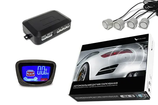 Паркувальний радар Falcon 818F silver-4 датчика