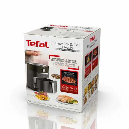 Аэрогриль Tefal AirFry &amp; Grill 1550 Вт черный (EY501815) - фото 15