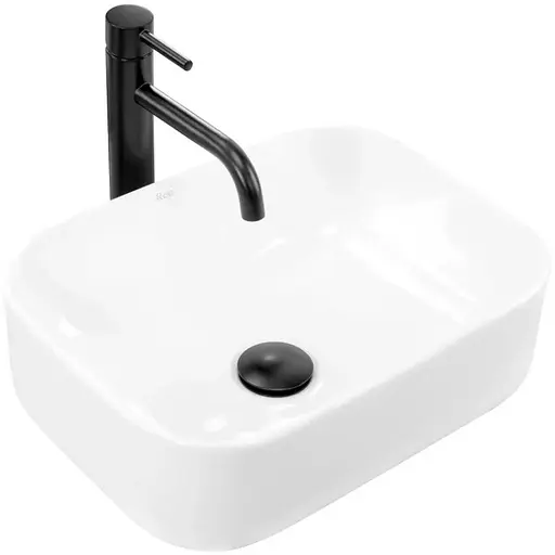 Умивальник Rea Demi Mini White накладний REA-U5064, Білий - фото 1