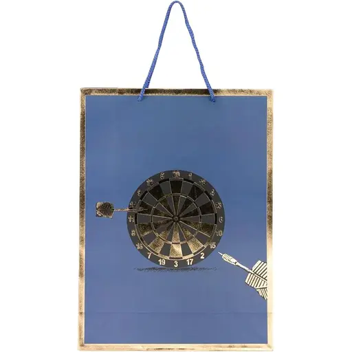 Пакет подарунковий Чоловічі мрії Синій YM-8033L (2000990186447) - фото 1