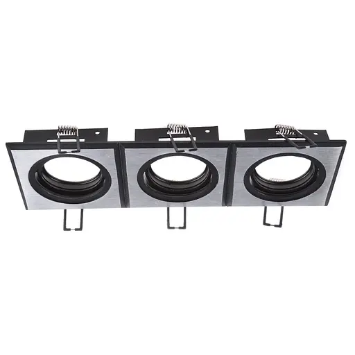Світильник точковий Brille HDL-DT 105/3 SS BK MR16 L13-076