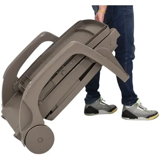 Шезлонг пластиковий Bica Miami, бежево-сірий - фото 9