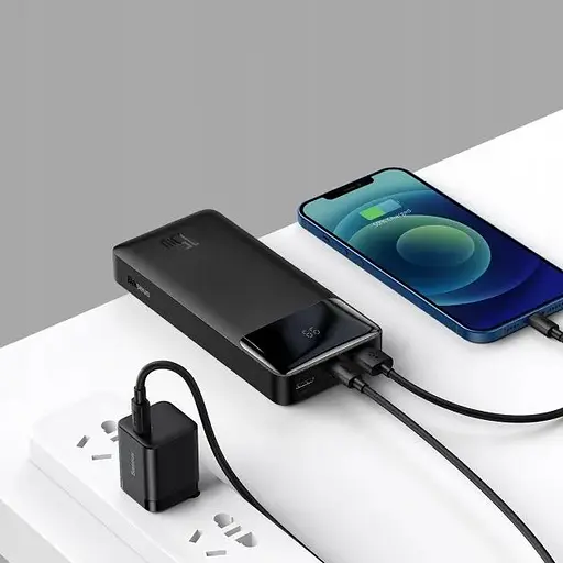 Power Bank Baseus Bipow Digital Display 20000mAh 15W Black (PPBD050101) - фото 9