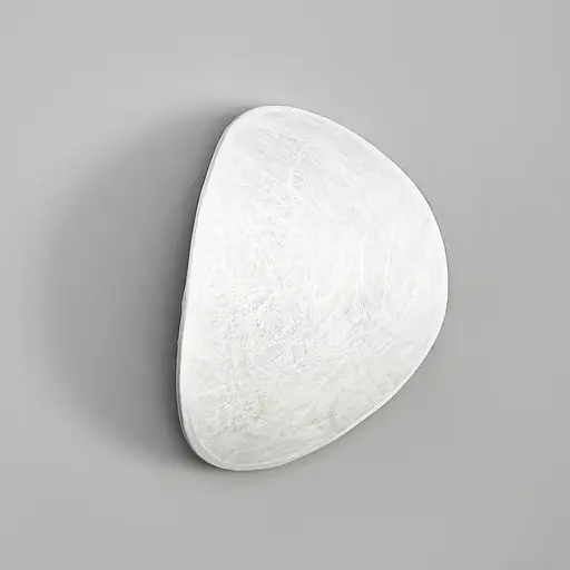 Текстильне бра із білою основою 33х30 см Арт. WBM1 WT+WT Line F - фото 2