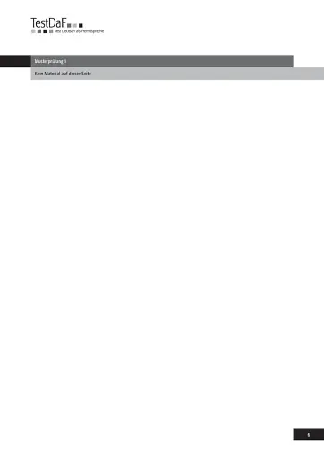 TestDaF Musterprüfung 1. Heft mit Audio-CD - фото 5