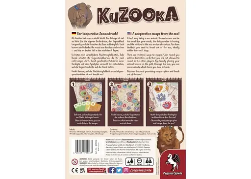Настільна гра Pegasus Spiele KuZOOkA (KuZOOkA) (англ.) (PS210) - фото 3