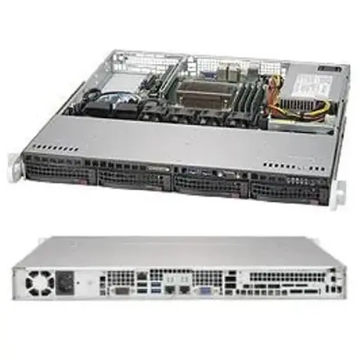 Корпус Supermicro 1U CSE-813MFTQC-350CB2