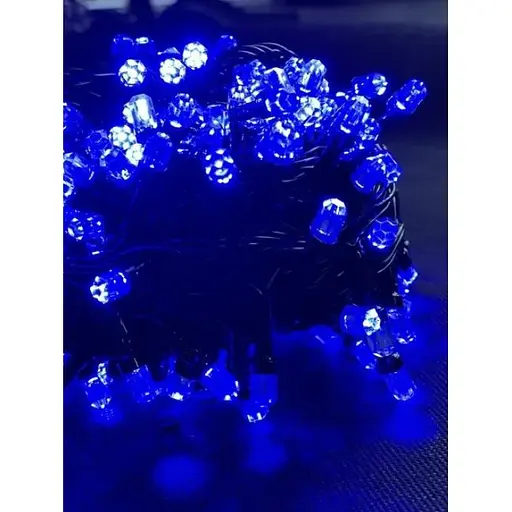 Новорічна гірлянда Рубін 18 м 300 Синіх лампочок - фото 1