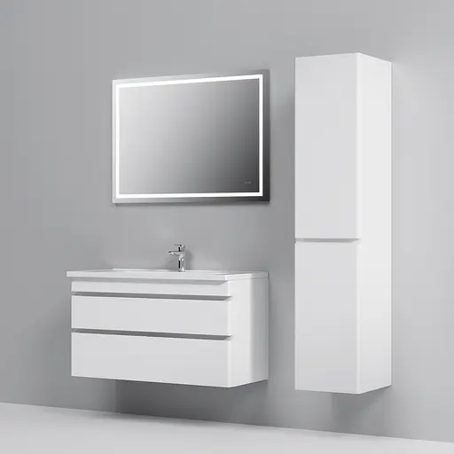 Тумба з умивальником AM.PM Hit підвісна 100 см білий M93A-FHX01002-WC01002WG38 Білий - фото 7