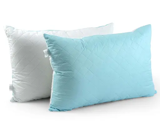 Подушка Руно 50х70 силиконовая стеганная "Голубая" К_310.52С_Голубой