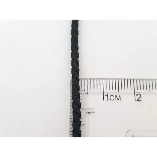 Ювелирный шнурок из текстиля Малина с серебряными вставками. 302/Р 45 - фото 4