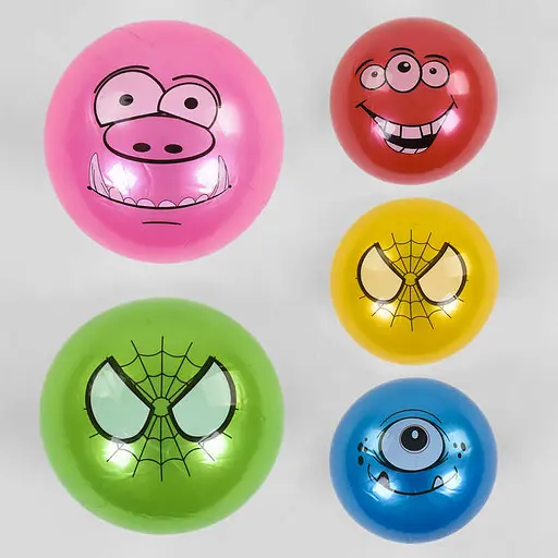 М’яч гумовий, 60 г, 17 см (В асортименті) C40240 - фото 2