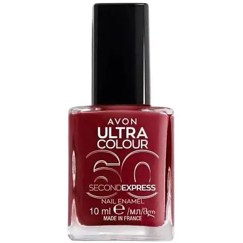 Швидковисихаючий лак для нігтів Avon УльтраКолір за 60 секунд Dashing Red 10 мл (494692945) - фото 1