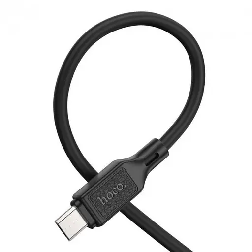 Кабель HOCO X90 Cool silicone charging data cable for Micro Black - фото 4
