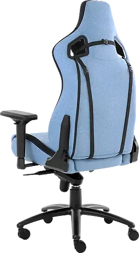 Геймерское кресло GT Racer светло-синее (X-0712 Shadow Light Blue) - фото 7