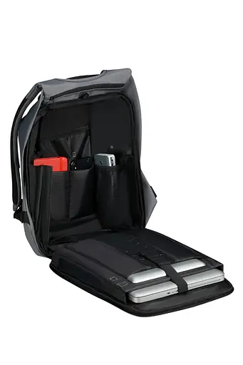 Рюкзак-Антизлодій 14.1" Samsonite SECURIPAK 2.0 GREY 41х28х15 KO8*08001 - фото 2