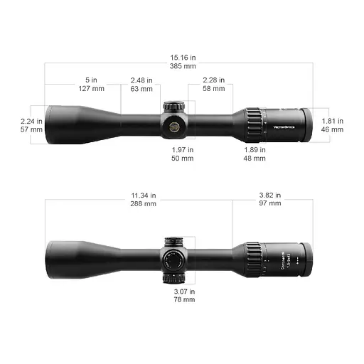 Приціл оптичний Vector Optics Continental 1.5-9x42 (30 mm) illum. SFP - фото 9