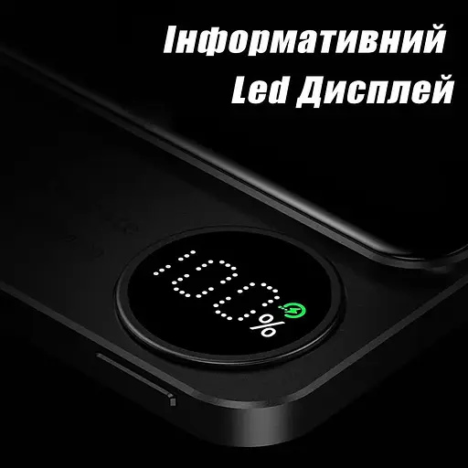 Повербанк Delicate MagSafe Powerbank беспроводной с беспроводной зарядкой для iPhone 10000 mAh 20W Purple - фото 5