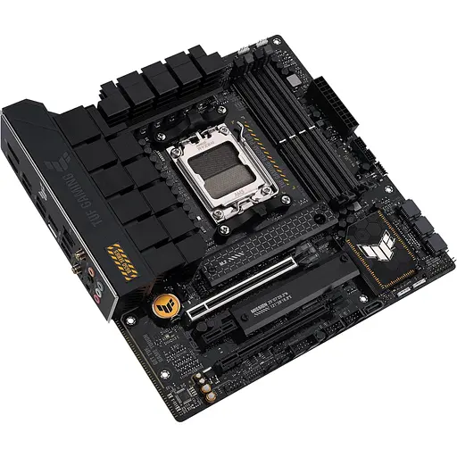 Материнская плата Asus TUF Gaming B650M-PLUS WIFI sAM5 B650 4xDDR5 M.2 HDMI DP WiFi BT mATX - фото 4