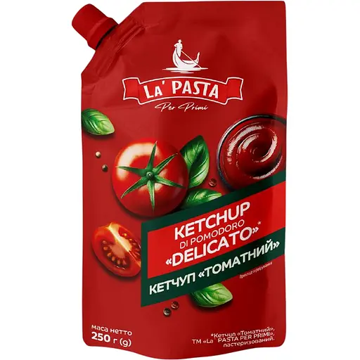 Кетчуп La Pasta Per Primi Томатний 250 г 