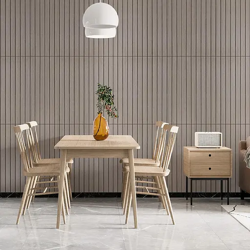 Покрытие виниловое самоклеющееся 3D рейки 600х600х2,8мм Дуб мокко SW-00002201 - фото 6