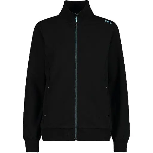 Кофта CMP Lightweight Women's Full-Zip Sweatshirt in Regular Fit Black S (1097-32D8006-U901 38)