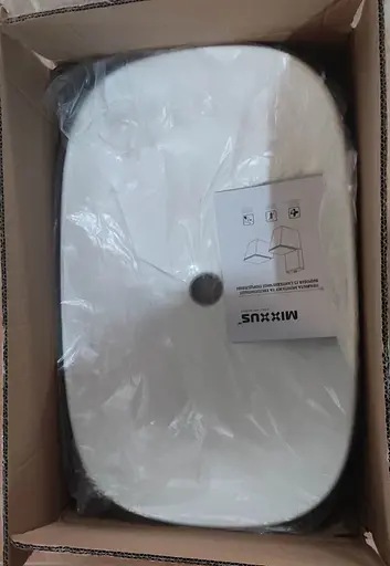 Умивальник накладний Mixxus Premium Bevel-0105 610x375x120 мм MP6524, Білий - фото 7