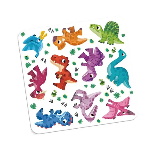 Набор для творчества "Динозавры" VT4206-48, 10 наклеек на планшетке - фото 2